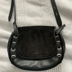 Rag & Bone Legend saddle black bag